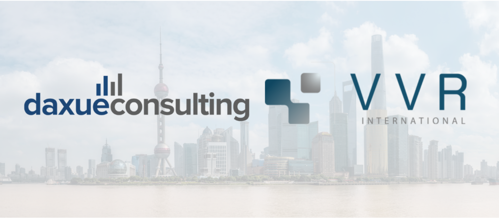 Communiqué de presse : Daxue Consulting rejoint VVR International